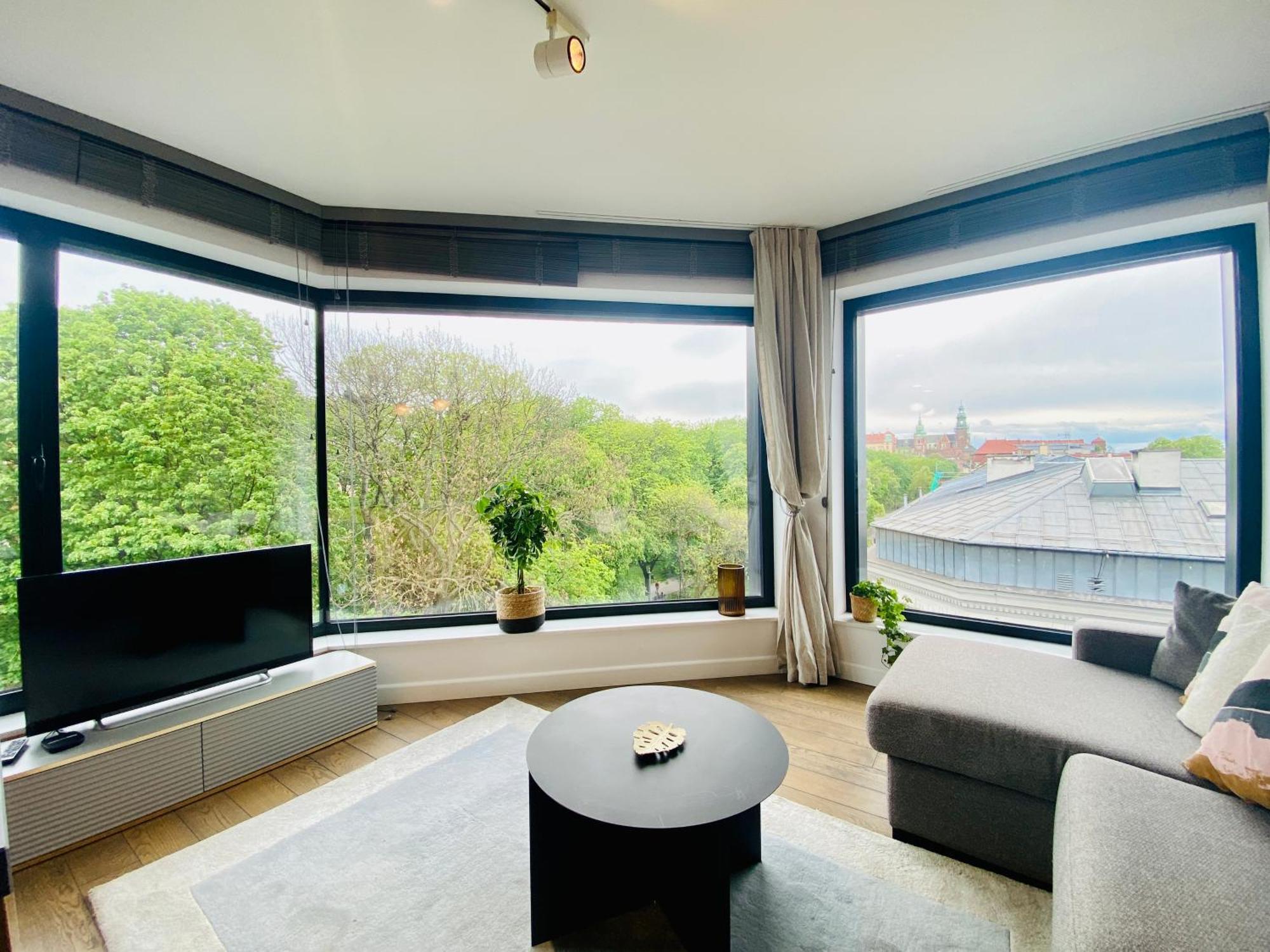 Panorama View By Mint Apartment 克拉科夫 外观 照片